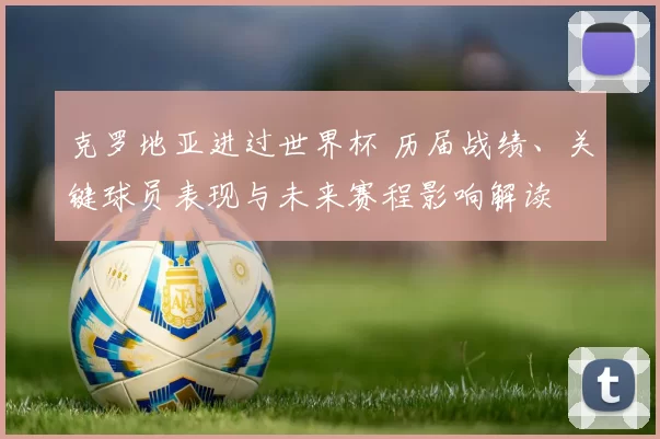 克罗地亚进过世界杯 历届战绩、关键球员表现与未来赛程影响解读